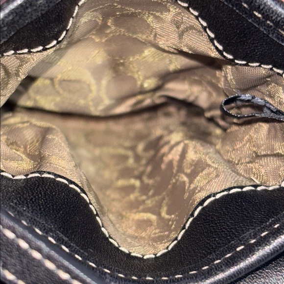 Coach Black Vintage Y2K Soho Wristlet Coach Black Leather Cell Phone Holder Y2K - Picture 13 of 16